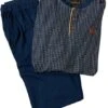 Pigiama Uomo 100% Cotone Interlock Invernale Nazzareno Gabrielli 1004 -Stile Intimo Negozio 1004