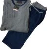 Pigiama Uomo 100% Cotone Interlock Invernale Nazzareno Gabrielli 1015 -Stile Intimo Negozio 1015
