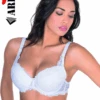 Reggiseno Balconcino Pizzo Imbottito Coppa C Aris 1881 -Stile Intimo Negozio 1881