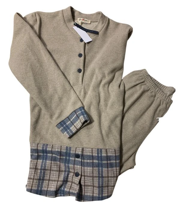 Pigiama Donna Cotone Felpato Punto Milano Coccolami 2410 Outlet