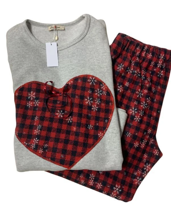 Pigiama Donna Cotone Felpato Punto Milano Coccolami 2419 Outlet 3 Pigiama Donna Cotone Felpato Punto Milano Coccolami 2419 Outlet