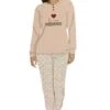 Pigiama Donna 100% Cotone Caldo Invernale You&me 270 -Stile Intimo Negozio 270 you