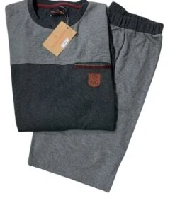 Pigiama Uomo 100% Cotone Interlock Invernale Nazzareno Gabrielli 3009