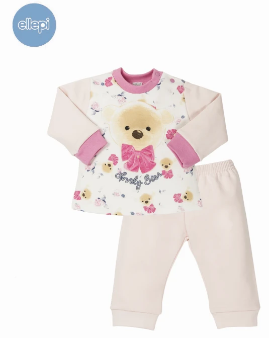 Pigiama Neonata Cotone Felpato Ellepi 4047 Prezzo Promozionale 2 Pigiama Neonata Cotone Felpato Ellepi 4047 Prezzo Promozionale