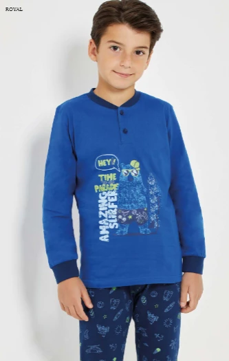 Pigiama Bambino Lungo Il GRANCHIETTO 4053 3 Pigiama Bambino Lungo Il GRANCHIETTO 4053