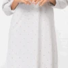 Camicia Da Notte Manica Lunga 100% Cotone Jersey Karelpiu' 415 -Stile Intimo Negozio 415