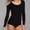 Body Donna Manica Lunga Cotone Elasticizzato Jadea 4154 -Stile Intimo Negozio 4154 1