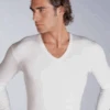 Maglia Uomo Scollo A V M/L Cotone Felpato Ciesseti 42018 -Stile Intimo Negozio 42018
