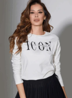 Maglia Donna Manica Lunga Moda Jadea 4527 Outlet