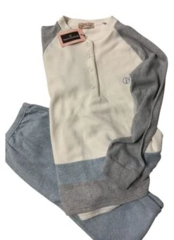 Pigiama Donna Cotone Felpato Punto Milano Nazzareno Gabrielli 5062