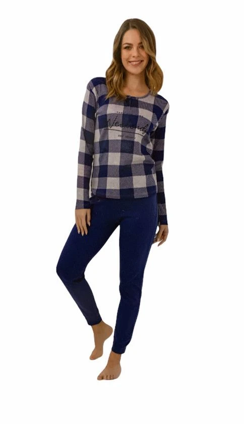 Pigiama Donna 100% Caldo Cotone Il Granchio 6004 3 Pigiama Donna 100% Caldo Cotone Il Granchio 6004