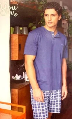 Pigiama Uomo Corto 100% Cotone You & Me 635