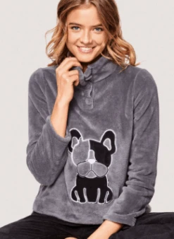 Pigiama Donna Coral Pile Infiore 833 Outlet Scontato