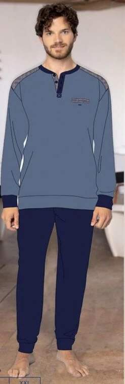 Pigiama Uomo 100% Caldo Cotone Invernale Irge 2410 -Stile Intimo Negozio c29f3f54 d62e 4f9e 93c6 4a768d1aa6b3