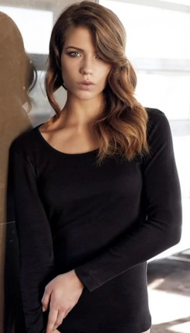 Maglia Donna Manica Lunga Caldo Cotone Nottingham TL1111 3 Maglia Donna Manica Lunga Caldo Cotone Nottingham TL1111