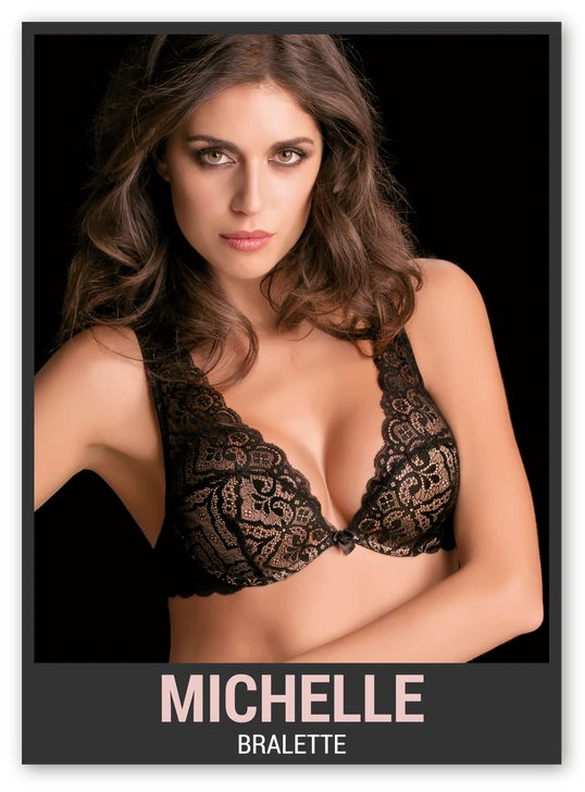 Reggiseno Bralette Con Ferretto In Pizzo LoveandBra Art.Michelle 3 Reggiseno Bralette Con Ferretto In Pizzo LoveandBra Art.Michelle