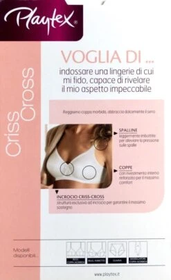 Reggiseno Coppa Morbida Criss Cross Playtex 5824 ULTIMO PEZZO SCONTATISSIMO -Stile Intimo Negozio photo 2018 05 18 14 08 20