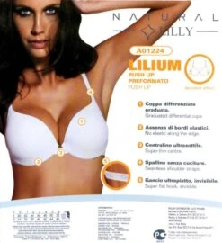 Reggiseno Push Up Preformato Lilly 1224 -Stile Intimo Negozio photo 2018 08 06 11 03 19