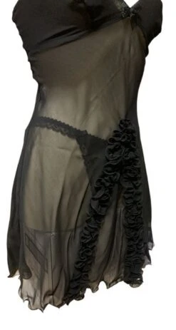 Completo Donna Tulle Sexy Babydoll Foemina Rosita Outlet -Stile Intimo Negozio rosita 2