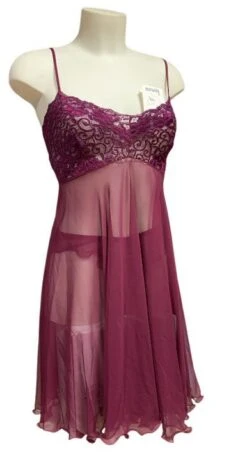 Completo Donna Tulle Sexy Babydoll Foemina Teddy Outlet -Stile Intimo Negozio teddy 2