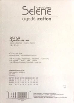 Reggiseno Senza Ferretto In Cotone Coppa C/D Selene Blanca -Stile Intimo Negozio thumbnail photo 2019 05 13 15 43 27