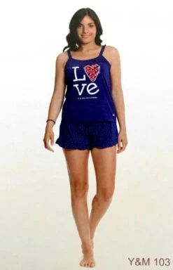 Pigiama Donna Corto Canottiera You And Me 103