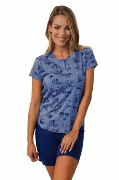 Pigiama Donna Corto 100% Cotone IL GRANCHIO Lady 814 Special Price